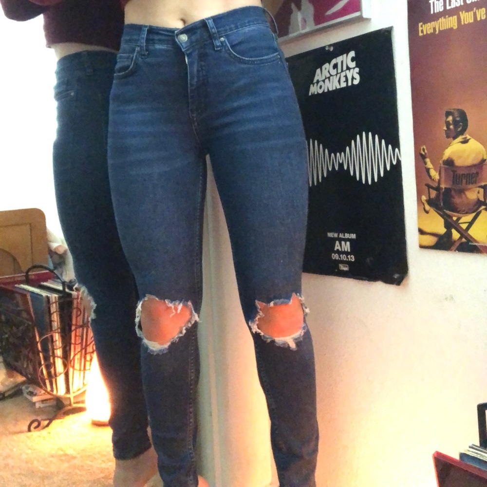 Free People Busted Knee Skinny Jean